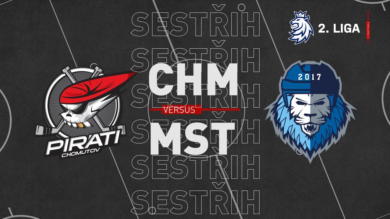 SESTŘIH 3. osmifinále 2. ligy: Piráti Chomutov vs MOSTEČTÍ LVI 4:5