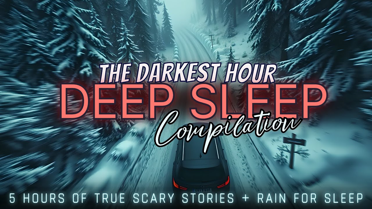 5 Hours of TRUE Scary Stories + rain for sleep 💤 no ads, just stories, black screen #deepsleep
