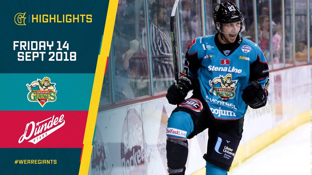 HIGHLIGHTS: Stena Line Belfast Giants vs Dundee Stars
