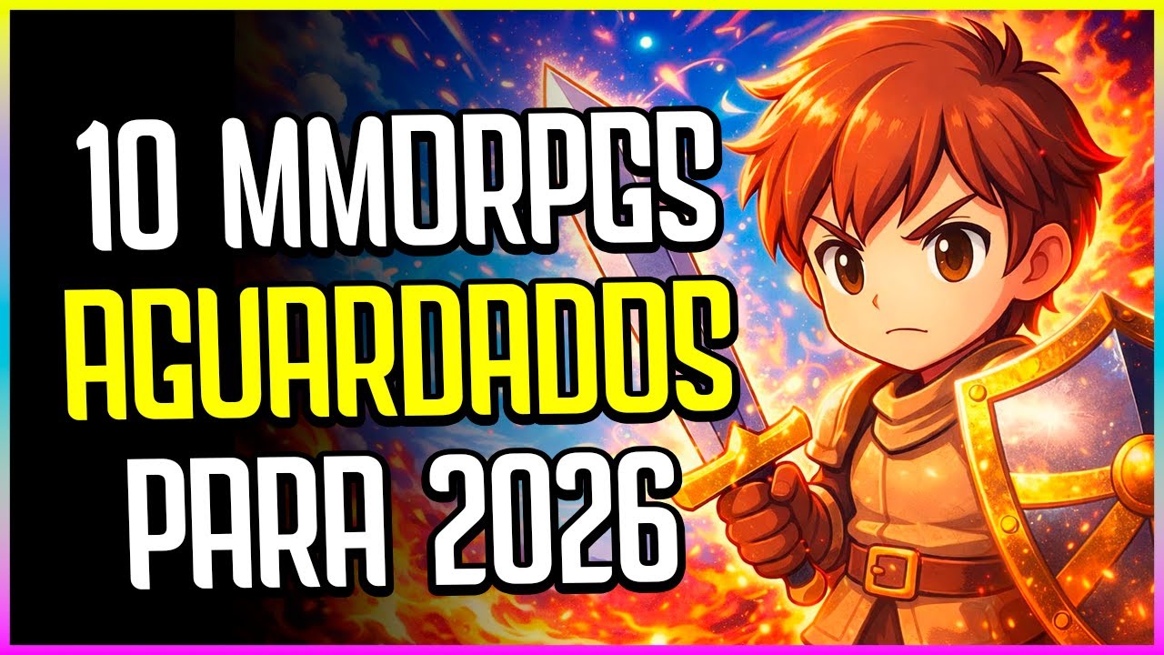10 MMORPGs MAIS AGUARDADOS CHEGANDO EM 2026!! SÓ TEM JOGÃO