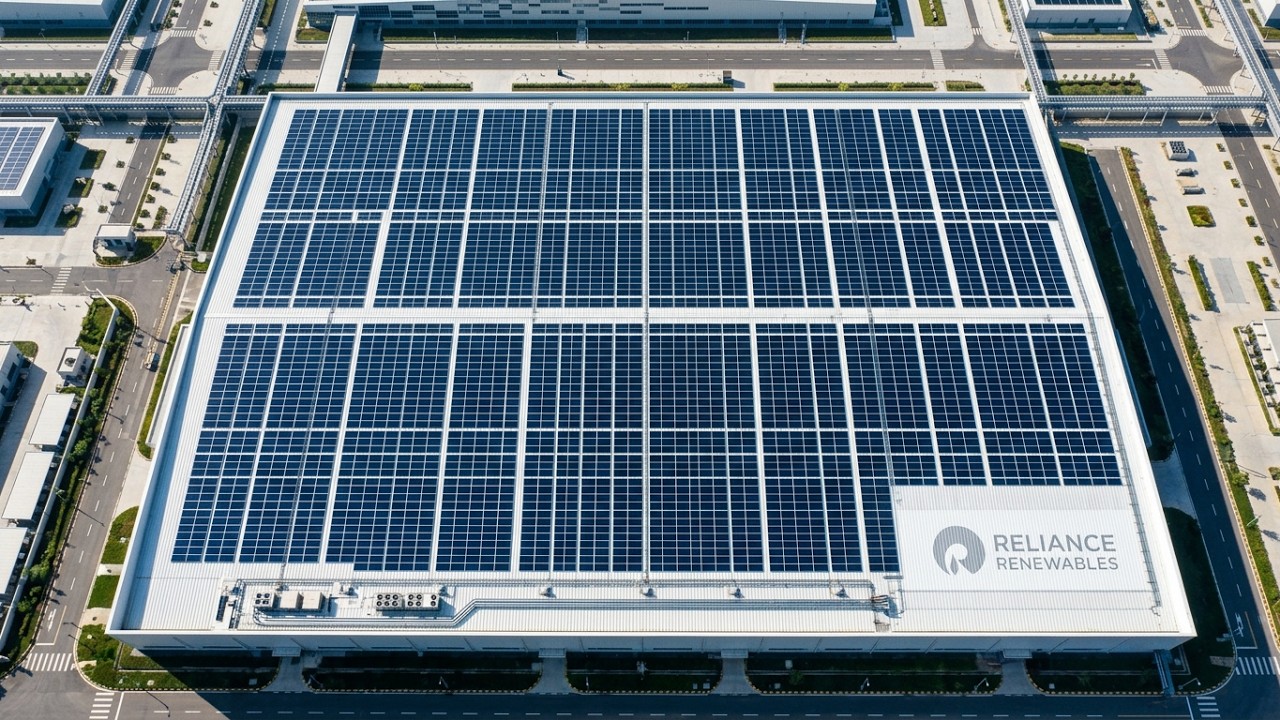 🤖 Inside Reliance New Energy's Robotic Solar Module Manufacturing Plant | Future of Solar Technology