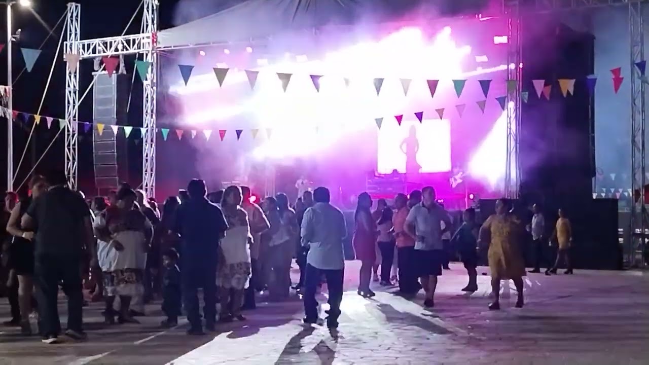 Pedro y su tormenta show en la fiesta tradicional de x-pichil Quintana Roo. 2025