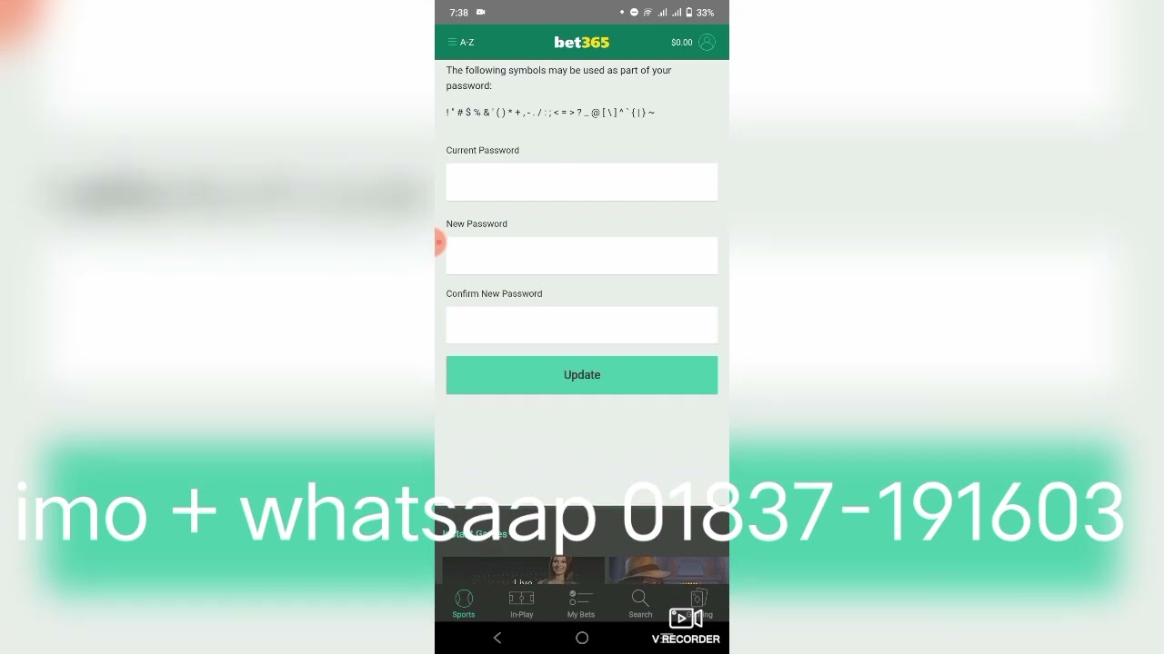How To Change Bet365 Account Password  | 2022 | Bet365 Bangla Tutorial 2022 |
