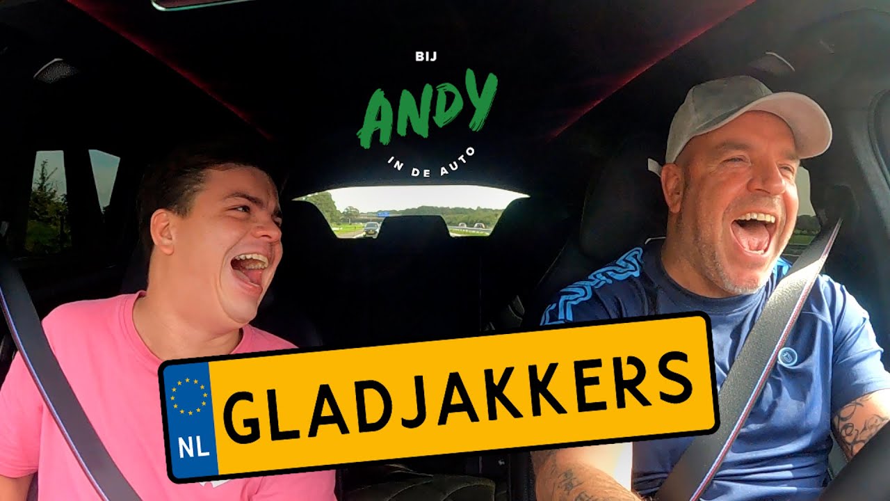 Gladjakkers - Bij Andy in de auto!