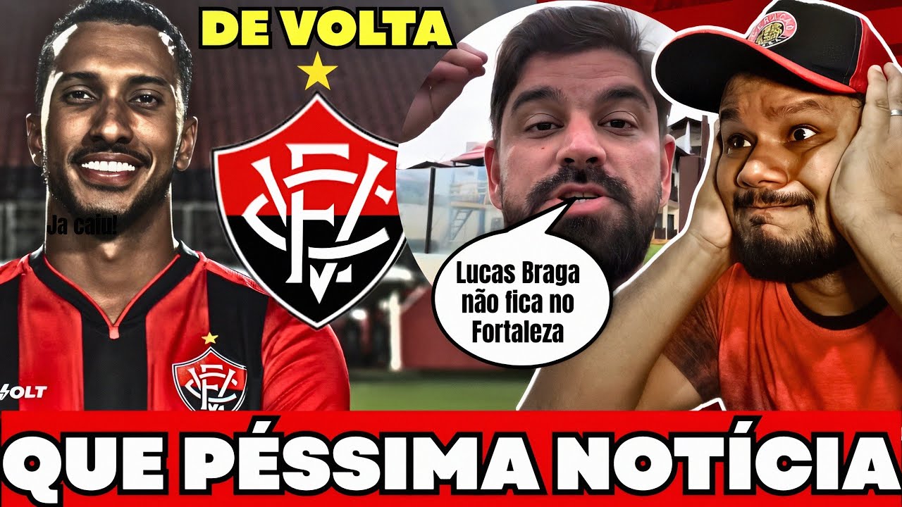🚨 MELÔU! LUCAS BRAGA NÃO VAI PARA O FORTALEZA? BASTIDORES DIRETO DO CEARÁ 🔴⚫🔥
