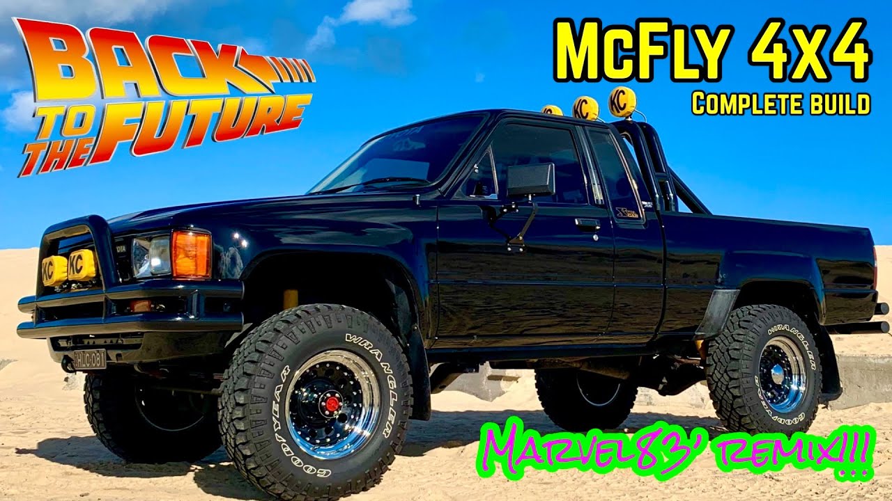 Marty McFly Truck! 1985 Toyota Pickup/Hilux 4x4 Dream Build! Back To The Future Truck Replica