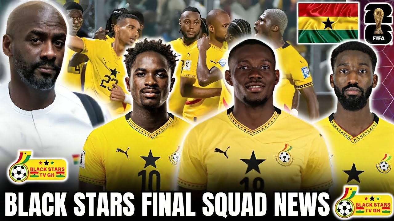 🇬🇭Объявлен окончательный состав сборной Ганы по футболу (Black Stars) для Австрии🇦🇹 и Германии🇩🇪…...