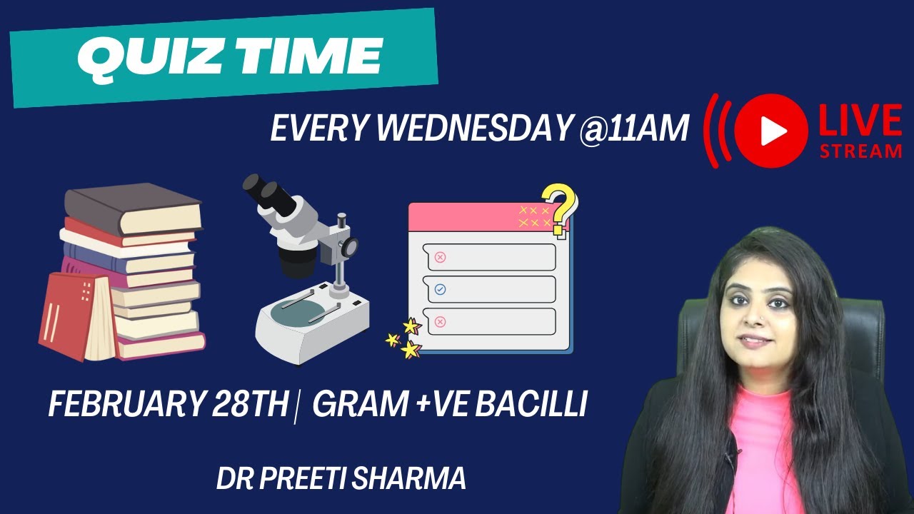 WEEKLY WEDNESDAY WISDOM | GRAM POSITIVE BACILLI QUIZ