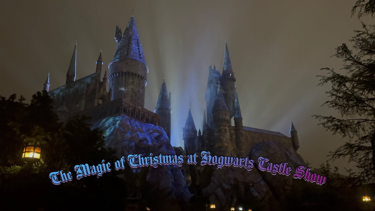 The Magic of Christmas at Hogwarts Castle Show POV - Universal Studios Hollywood - 1/3/26 (4k 60fps)