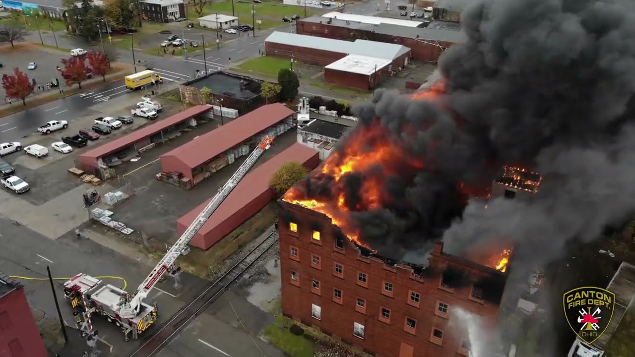 Aerial Video Clip of Warehouse File