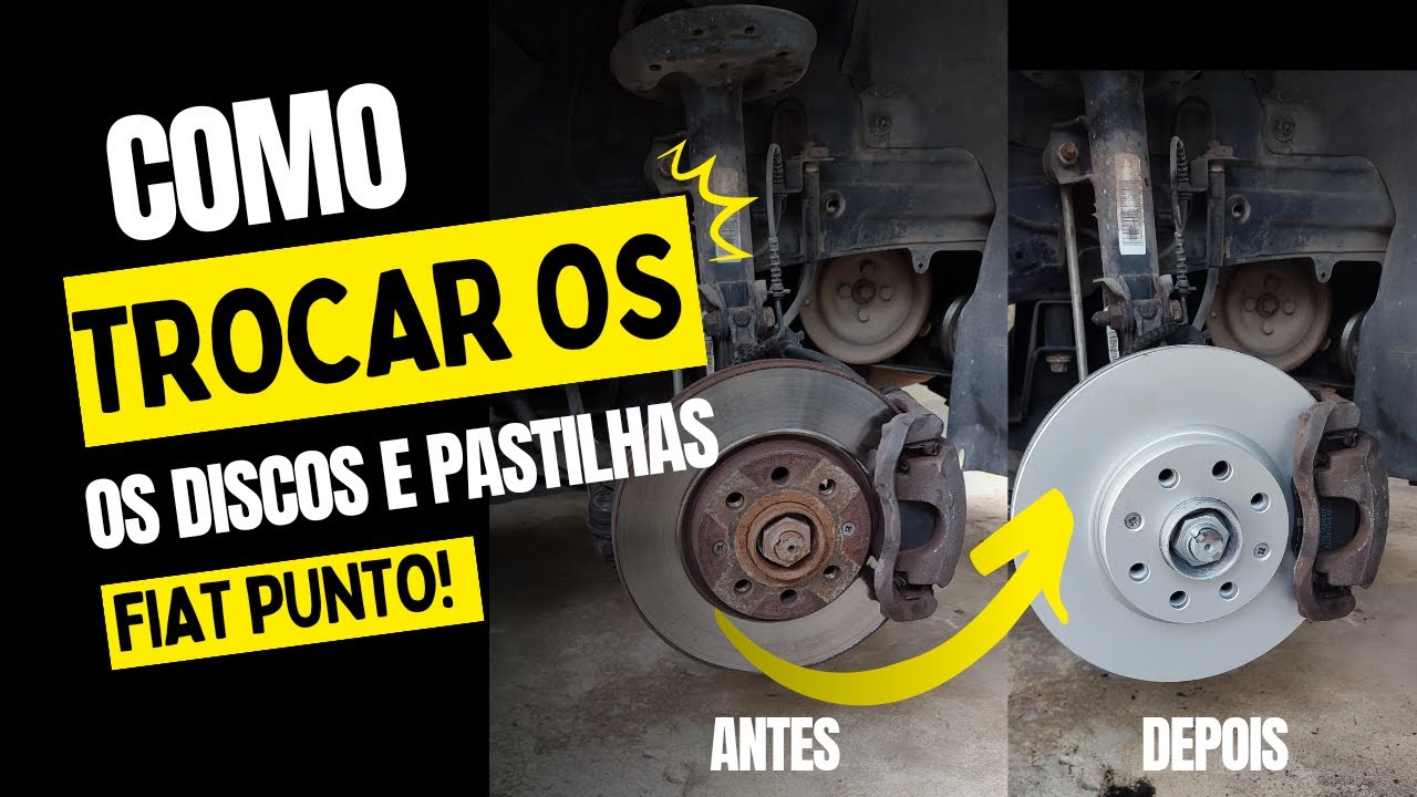 COMO TROCAR DISCO E PASTILHAS DE FREIO FIAT PUNTO