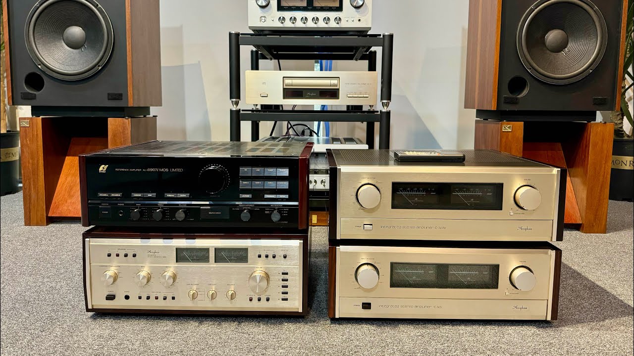 Báo giá 4 chiếc Amply Hàng víp giá rẻ: Amply Accuphase E303X , E305, E305V, Sansui 907I Mos limited