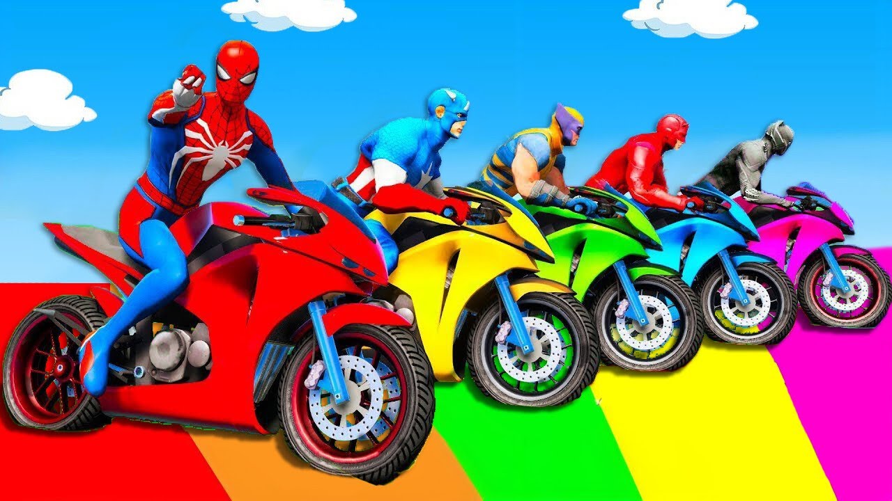 الرجل العنكبوت انقاذ باتمان Spider-Man Rescue batman vs iron man vs venom funny Game GTA 5 superhero