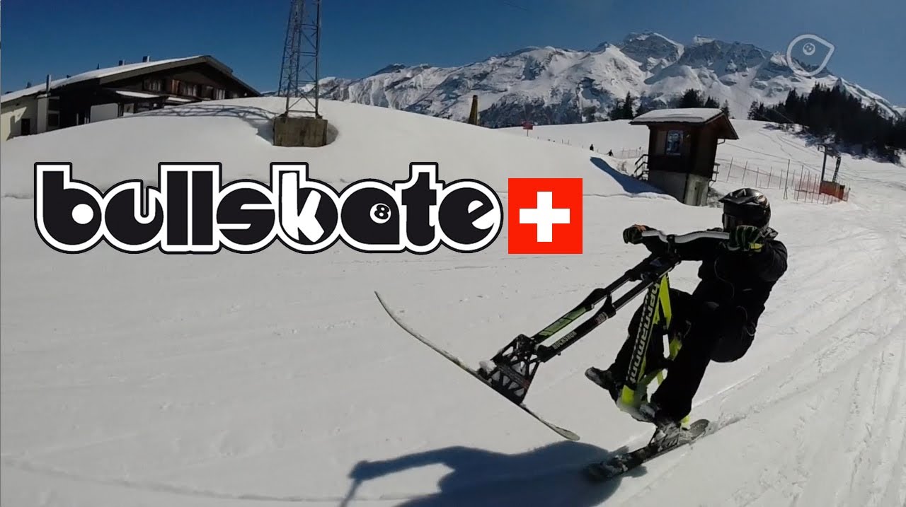 SNOWBIKING / SKIBIKING  with Bullskate
