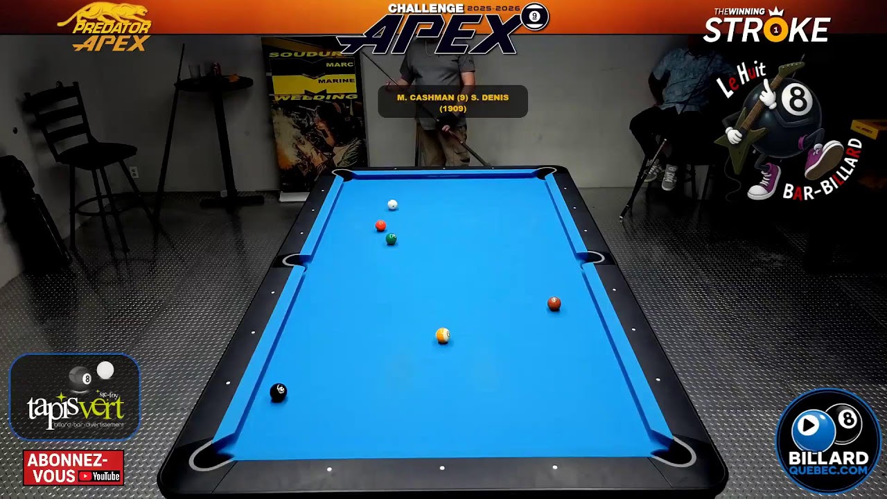 Challenge APEX - The Winning Stroke - (Le Huit Bar-Billard Gatineau)