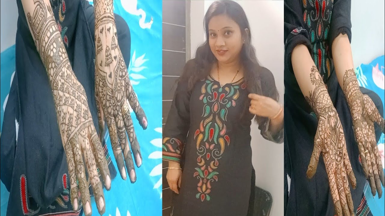 Mehndi lag gayi… ab shadi countdown start 💚💍 #WeddingVibes#dailyvlog#vlog #trendingreels #fypシ#viral