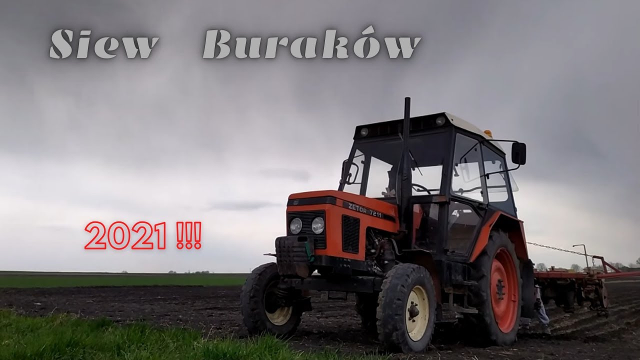 Siew buraków 2021 ㋡. (Zetor 7211 & Meprozet Gamma 5)  [Czytaj Opis!!!]