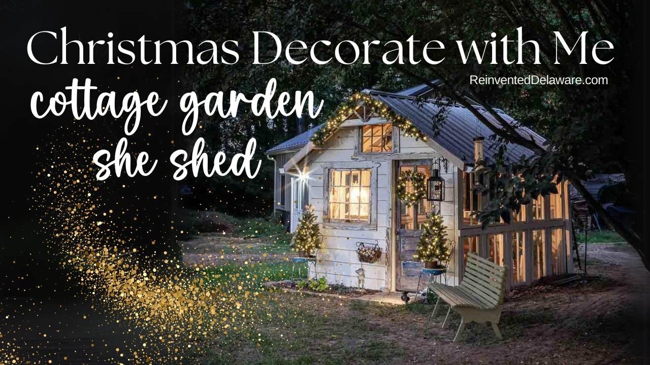🎄🏚️ Garden She Shed Christmas Decor INSPIRATION You Need Now