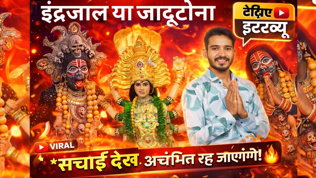 इंद्रजाल की सच्चाई//काली माता&माँ दुर्गा की फूल इंटरव्यू//वायरल पटपर झांकी 