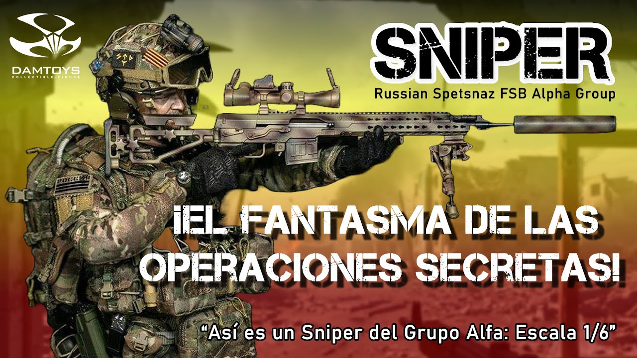 El Fantasma de las Operaciones Secretas! Unboxing Sniper Dam Toys DAM-78100