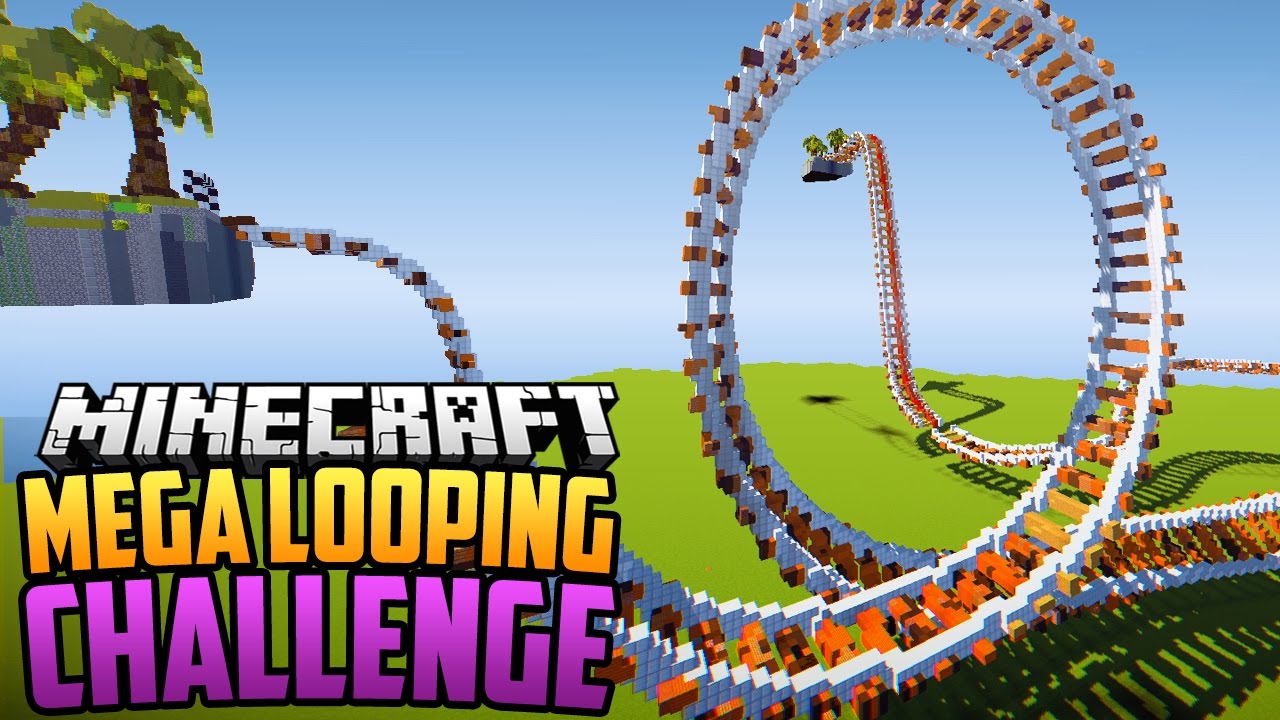 ACHTBAAN MOD MEGA LOOPING RACE CHALLENGE - Minecraft Mod Challenge