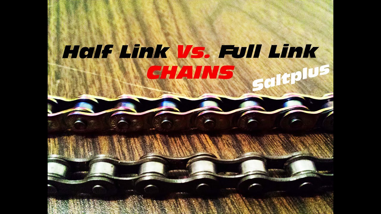 HALF LINK vs TRADITIONAL LINK CHAINS (Saltplus)