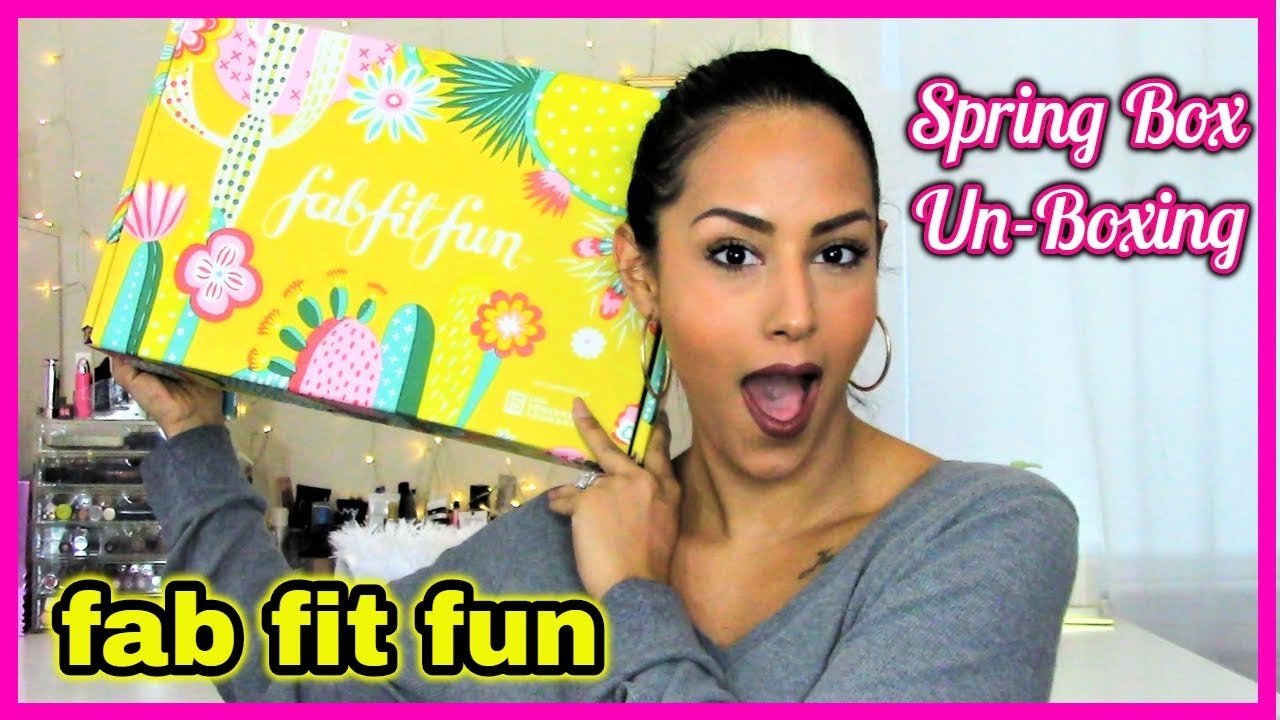 FAB FIT FUN SPRING 2019 BOX | UN-BOXING