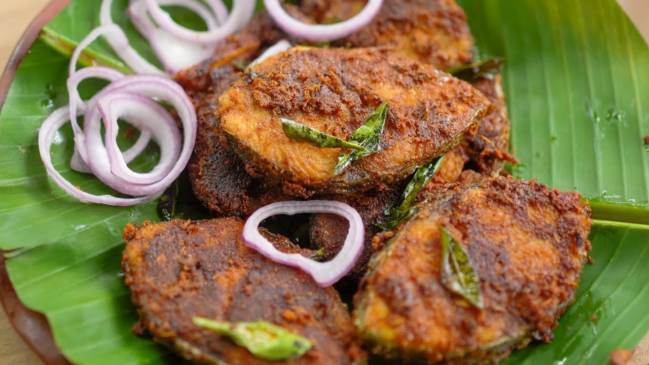 Tasty Kerala Style Fish Fry -  Neymeen Fry |  Easy Fish Fry