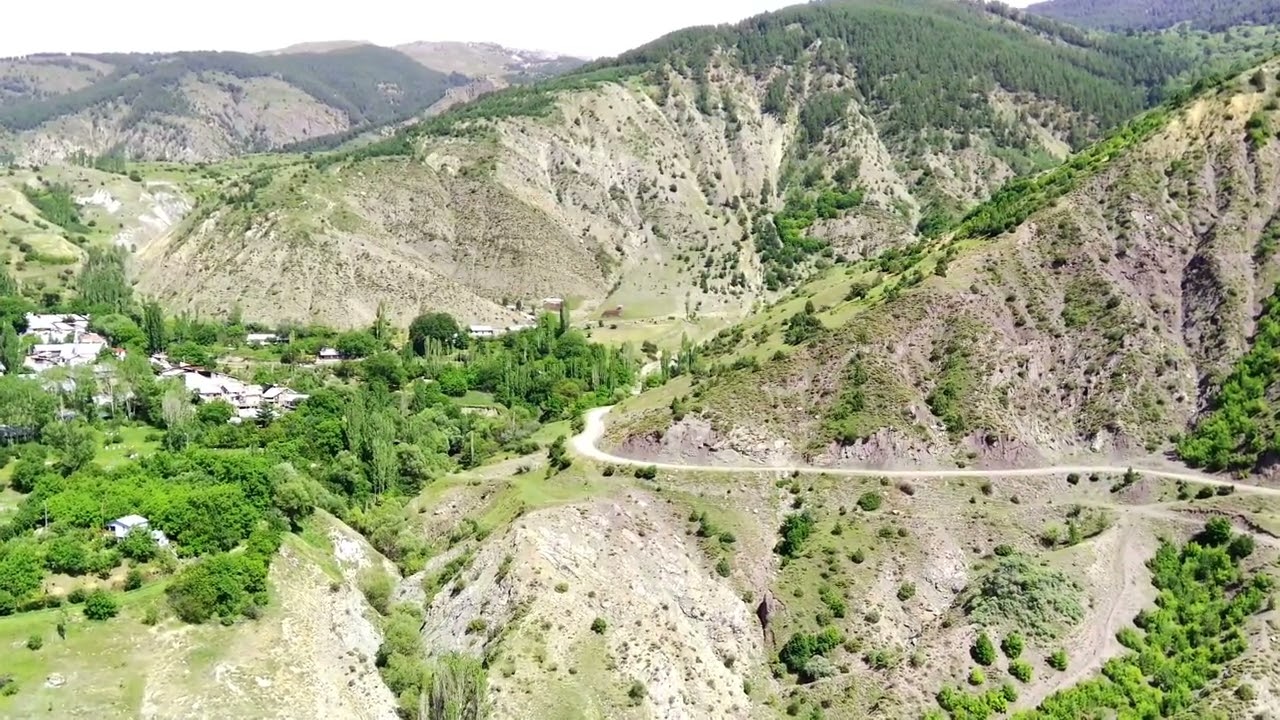 Oltu aşağı çamlı köyü genel bakış