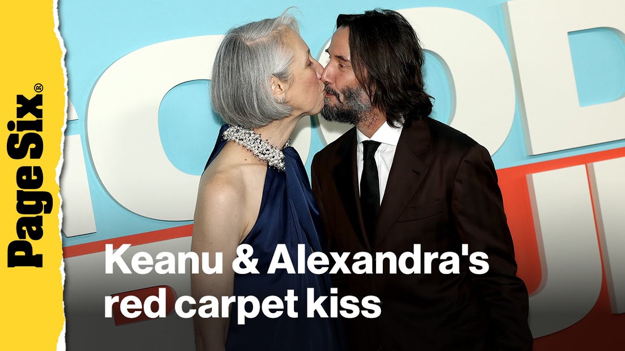 Keanu Reeves and Alexandra Grant kiss at the 'Good Fortune' premiere amid marriage rumors