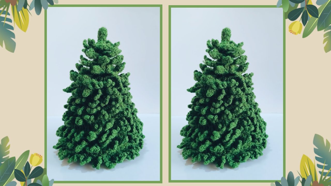 آموزش بافت درخت کریسمس 🌲