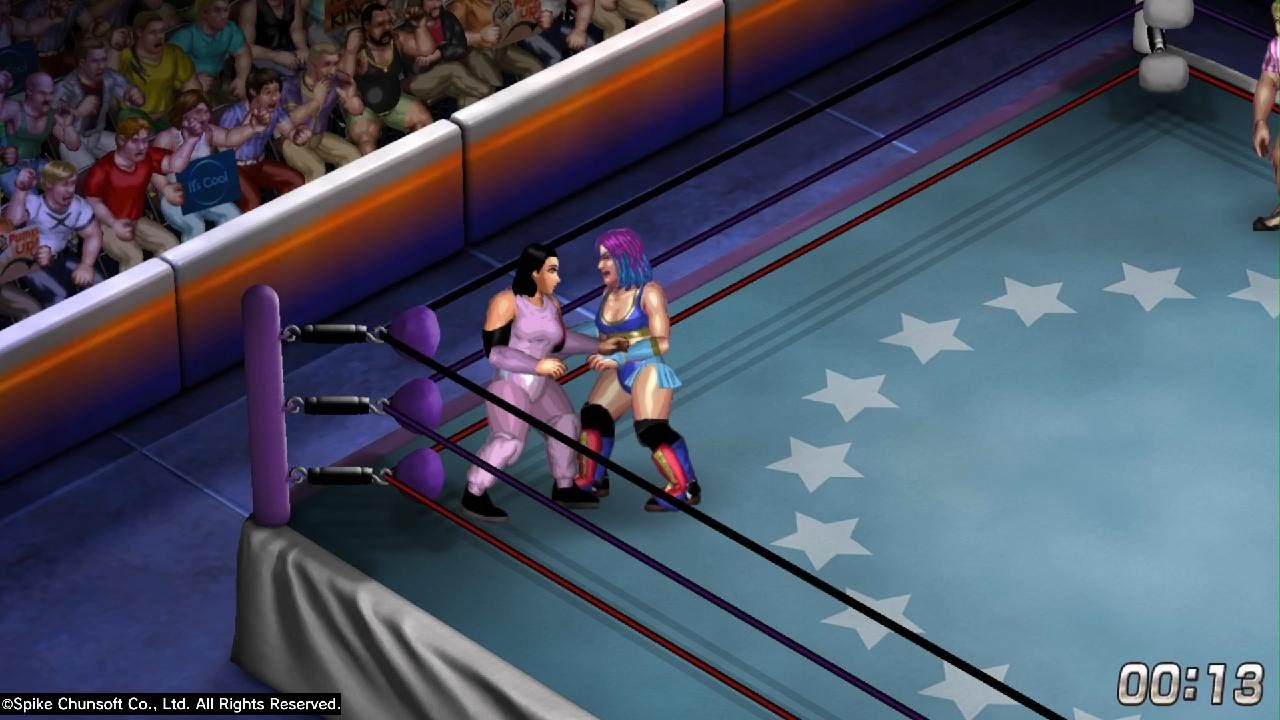 FIRE PRO WRESTLING WORLD Multiverse wrestling Areliys vs Abigail