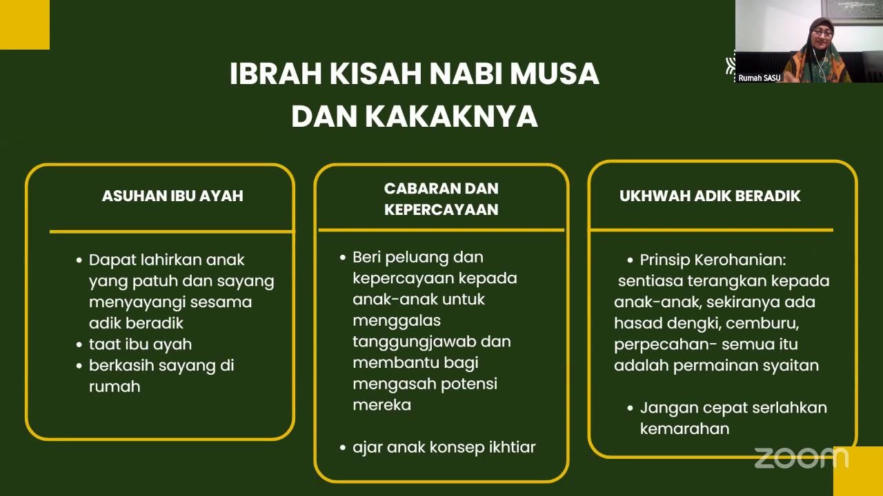 Kapsul Ramadan SASU (3/3/2026): Tema Adik Beradik Dalam Al Quran (Nabi Musa dan Kakaknya)