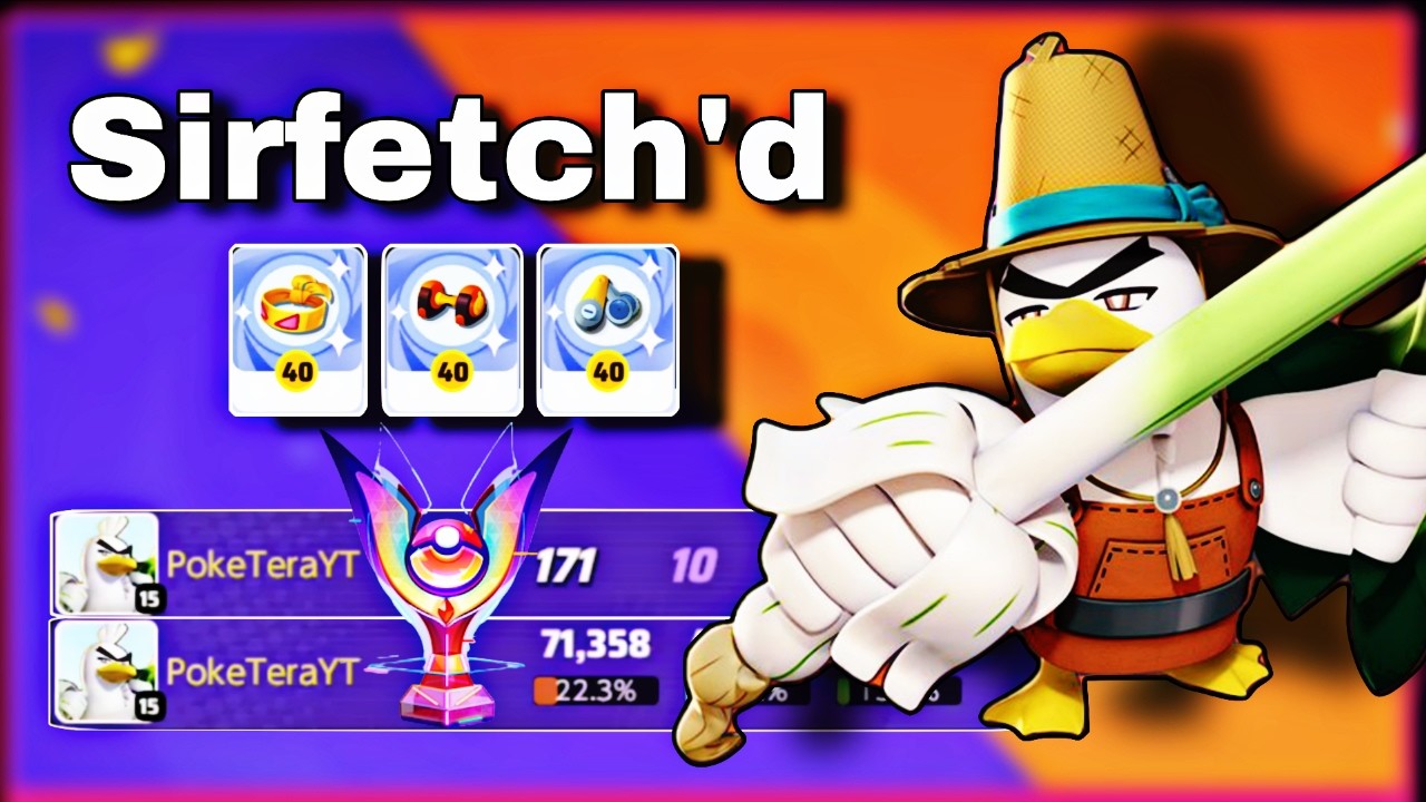 Playing with Sirfetch'd For 1st Time in Pokémon Unite || PokeTeraYT