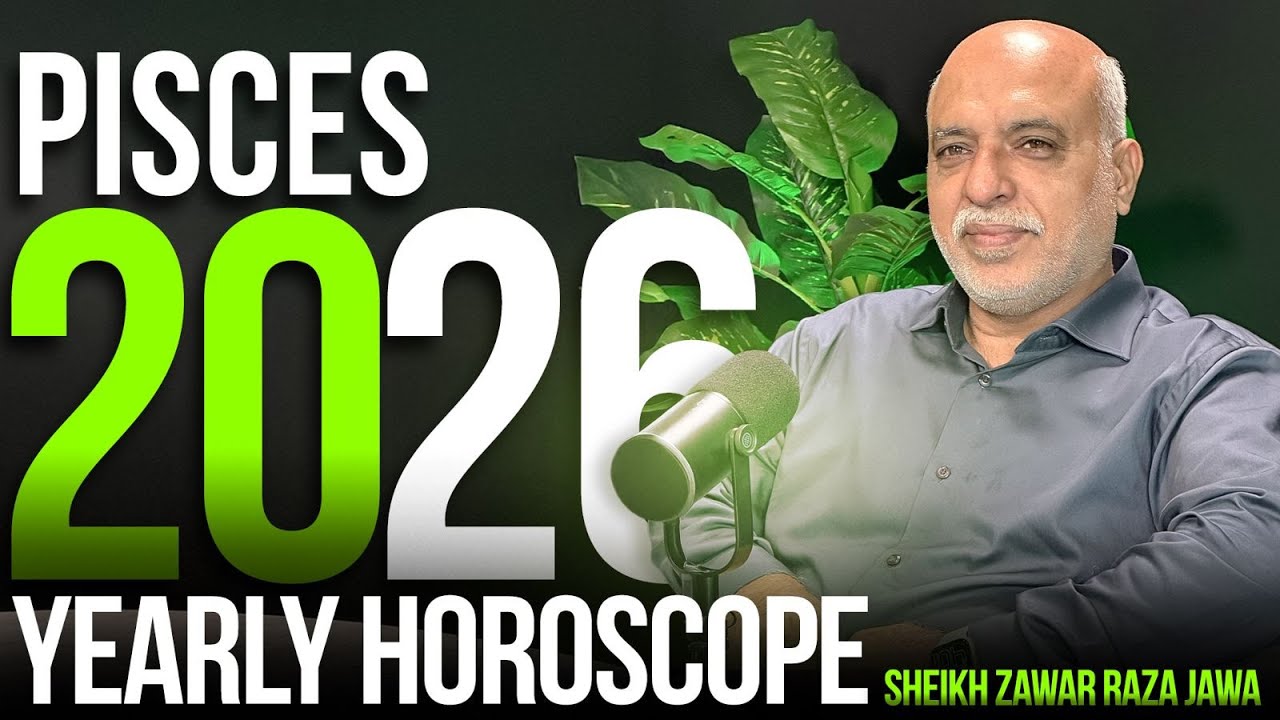 Pisces 2026 Horoscope | Pisces Yearly Horoscope by Raza Jawa - Career, Finance, Marriage, & Job
