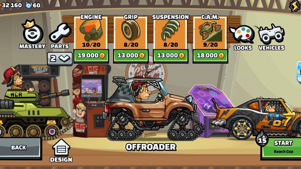 Finally off roader unlocked in hill climb racing 2 it was my dream vehicle in hill climb racing 2