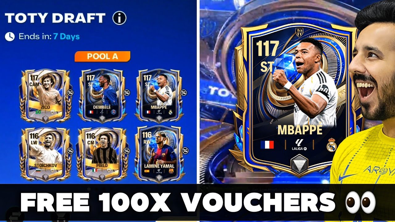 Бесплатный TOTY 117! Как получить 100 ваучеров Drafrs [Руководство для игроков, не вкладывающих д...
