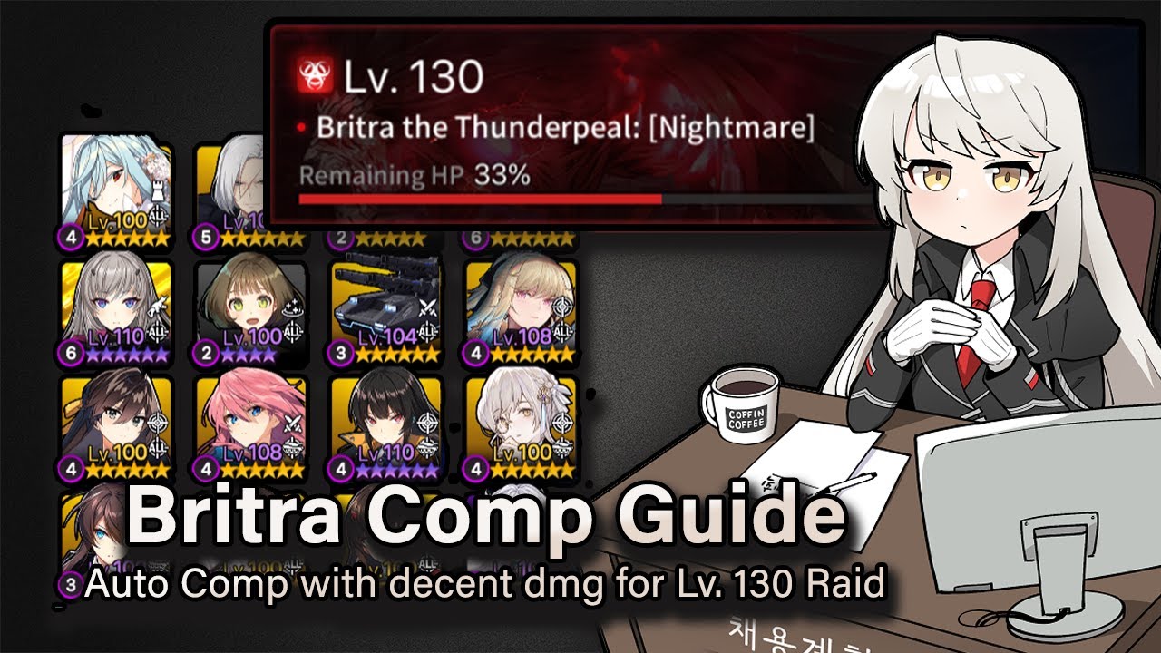 [Counter Side] Full Auto Lv.130 & 150 Britra Raid Squad Guide