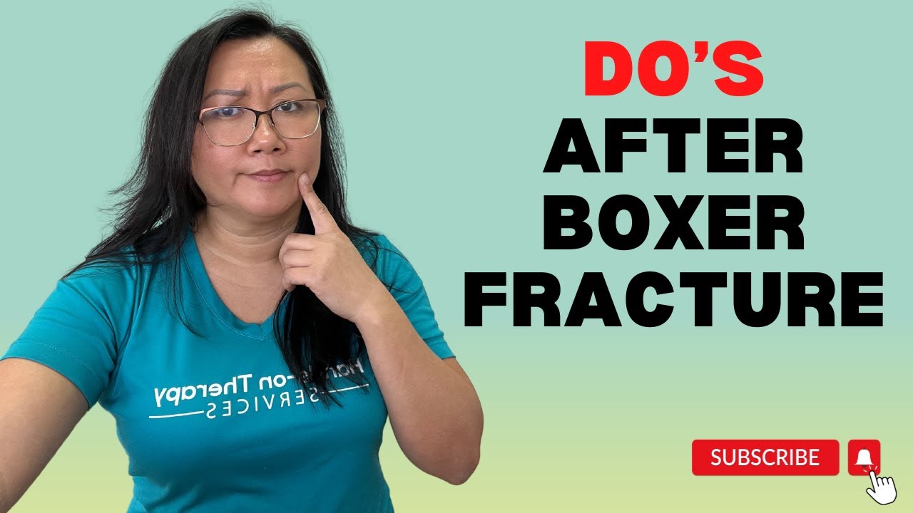 I wish someone told me THIS after a boxer's fracture