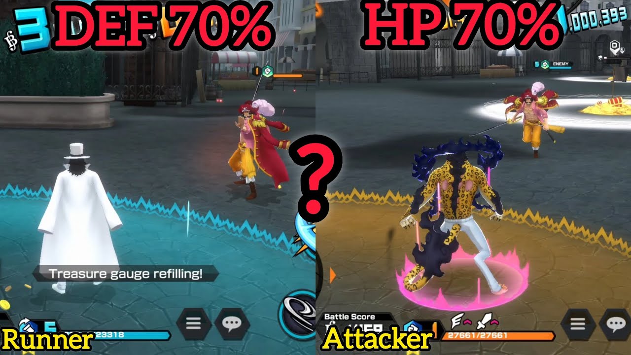 DEF OR HP?Which one is better for Rob Lucci + Best medal SET😤 | One Piece Bounty Rush | OPBR