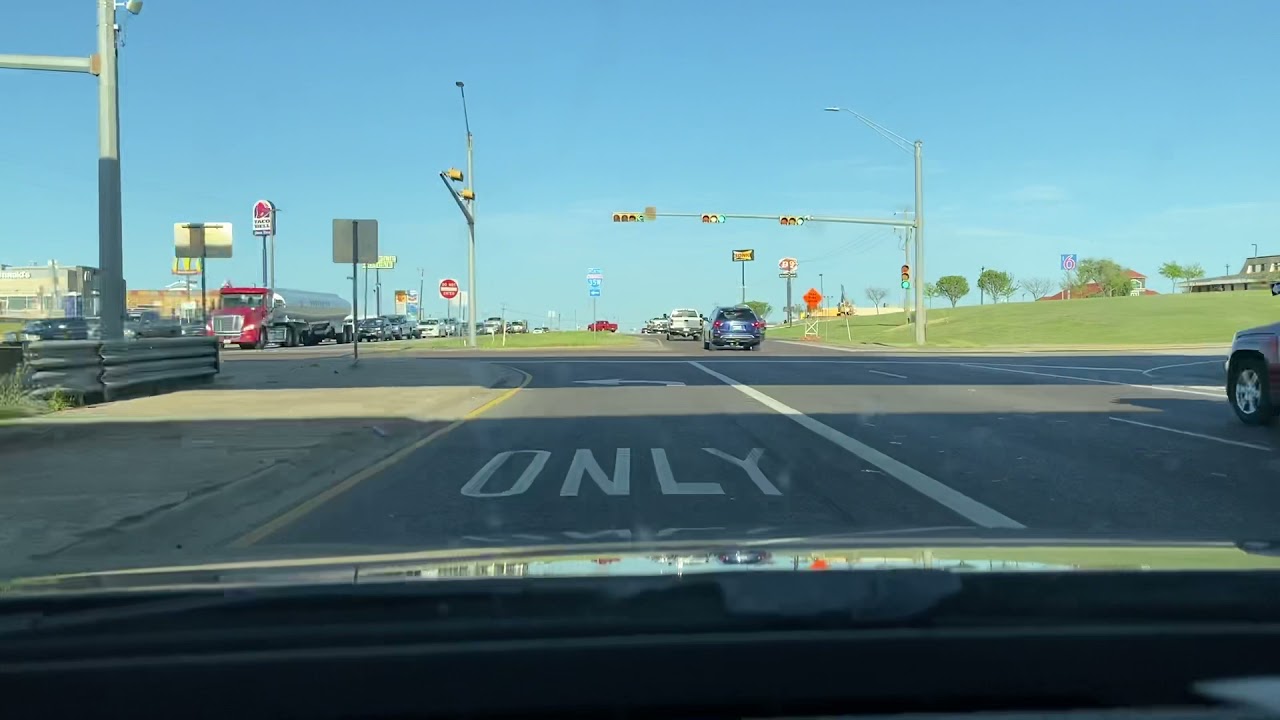 Driving past Alvarado, Texas. On Texas 67 North then merging onto I-35W North