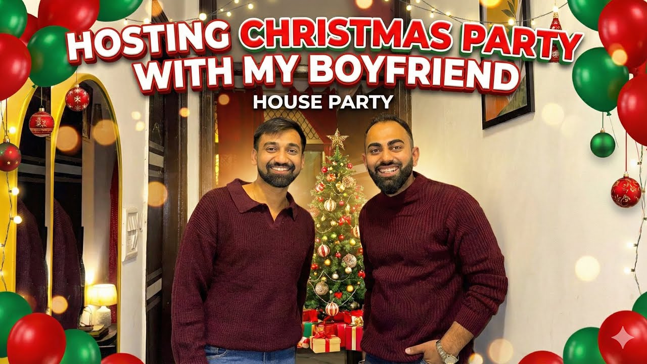 Hosting Christmas Part With My Boyfriend #christmas #gay #gaycouple #lgbtq 