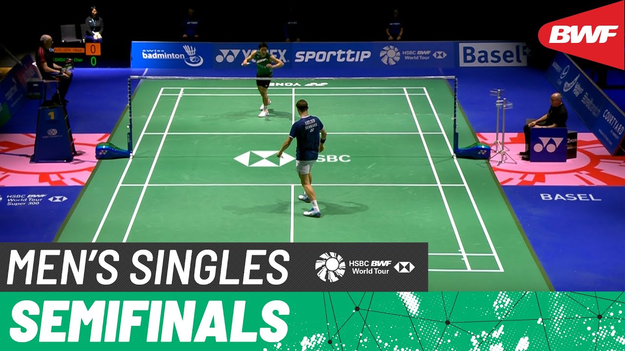 YONEX Swiss Open 2023 | Viktor Axelsen (DEN) [1] vs. Chou Tien Chen (TPE) [3] | SF