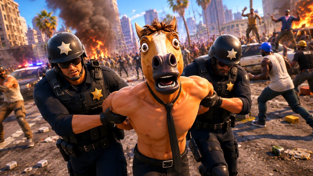 I Tried Surviving GTA 5's Biggest Riots