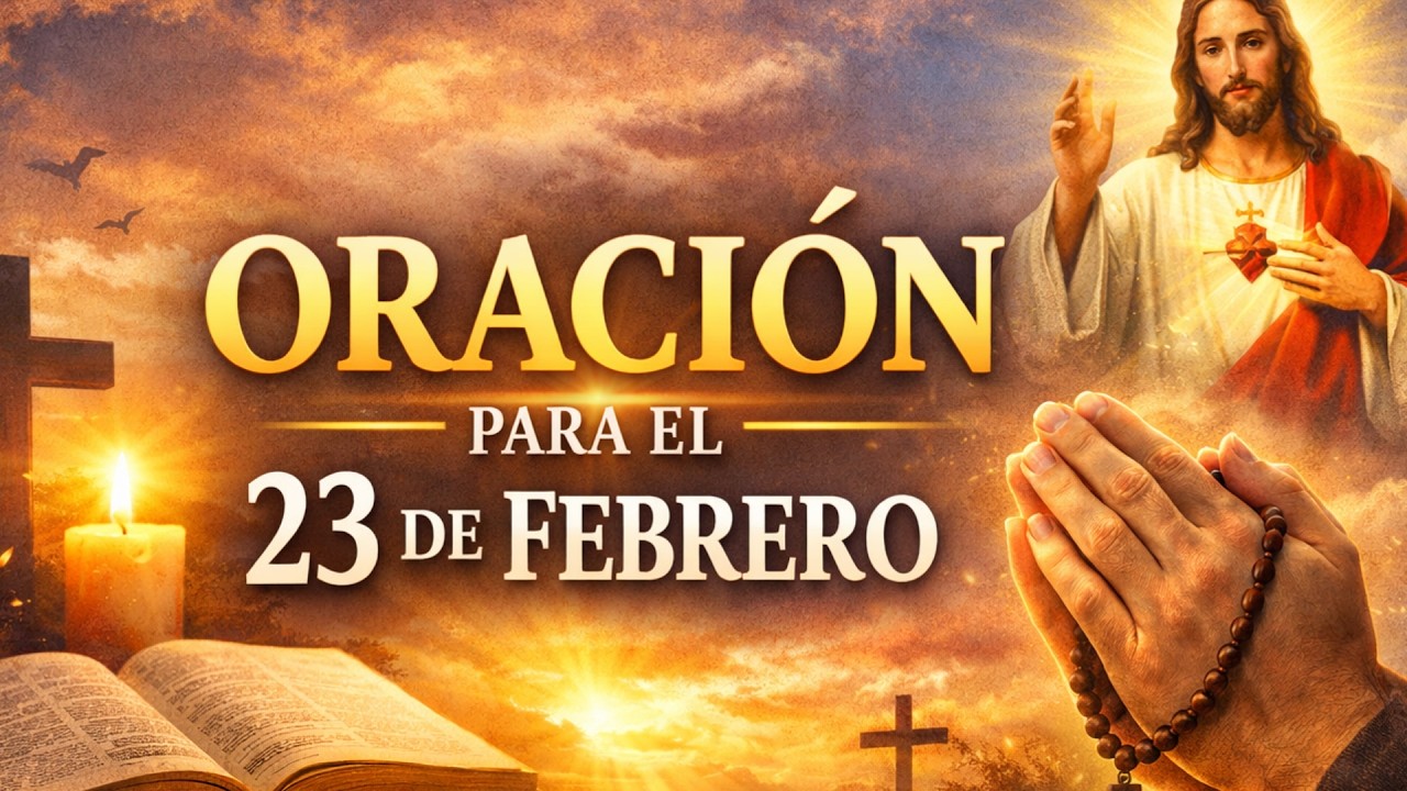 DIOS ESTÁ OBRANDO EN SILENCIO Y HOY VERÁS SU RESPUESTA — ORACIÓN DE HOY 23 DE FEBRERO