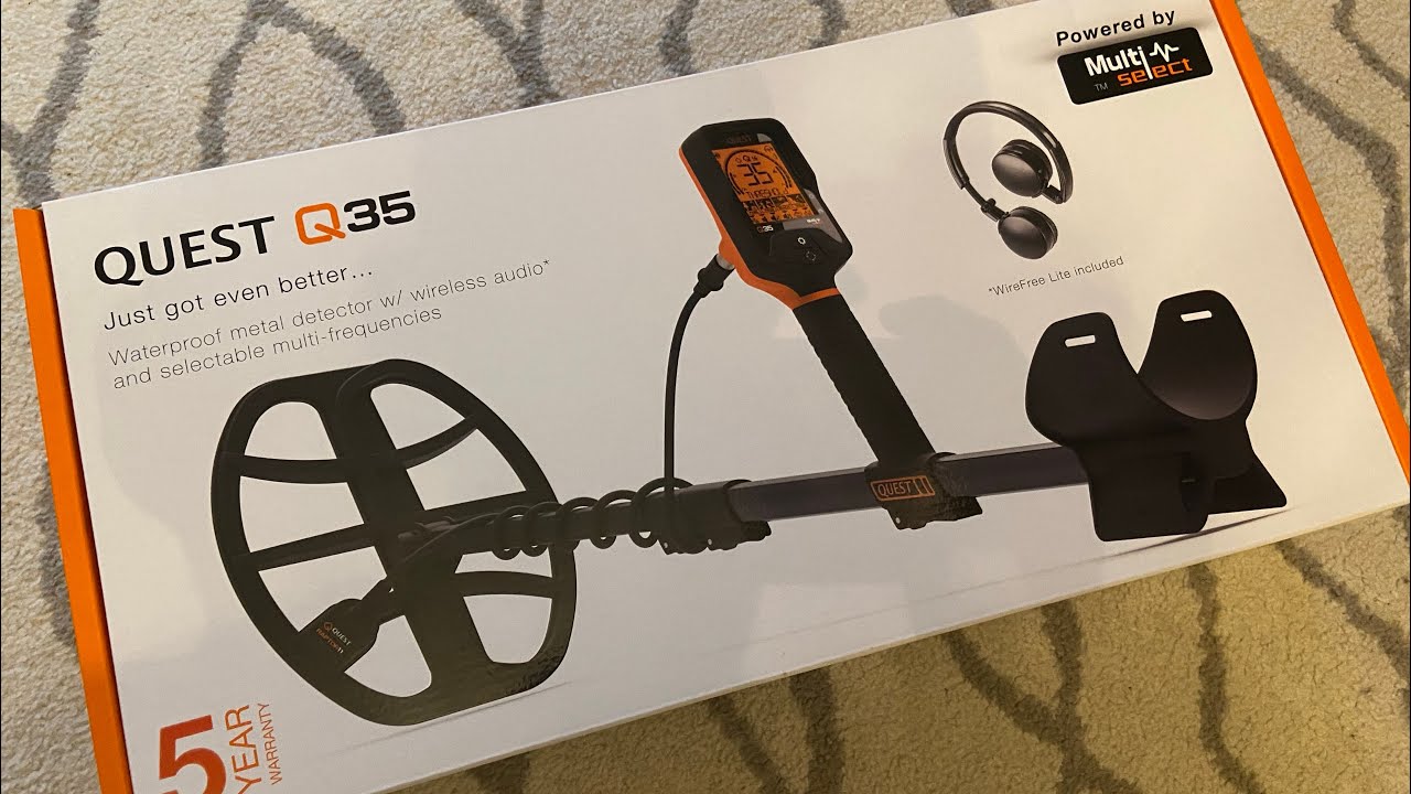 Der NEUE Quest Q35 Metalldetektor - Unboxing der neuen Quest Reihe zum Sondeln