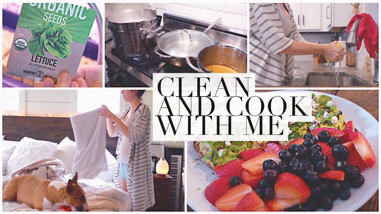 ALL DAY Clean & Cook With Me! Second Trimester Pregnancy: Fall 2019