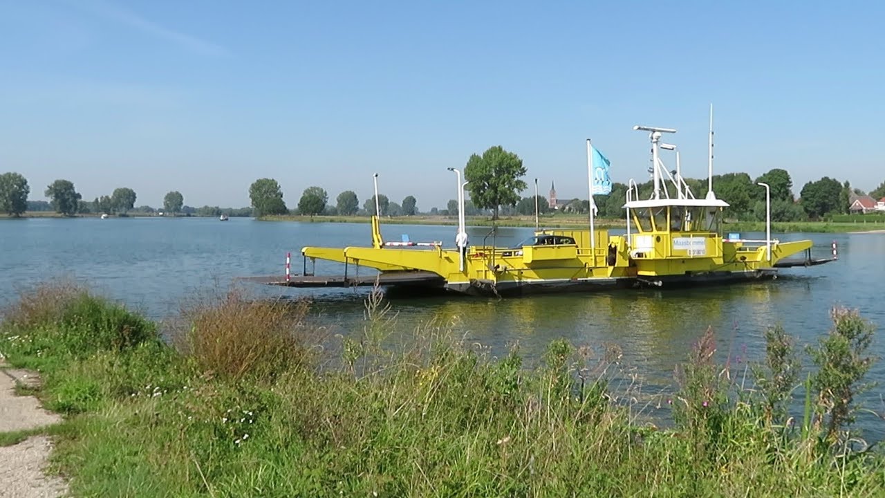 De veerponten van de stichting Maasveren aug 2019