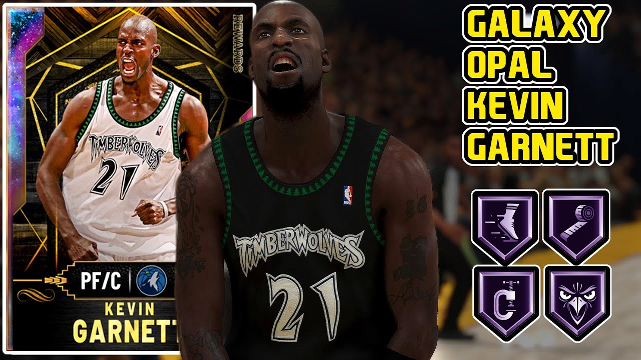 GALAXY OPAL KEVIN GARNETT GAMEPLAY! THEY MADE HIM TOO GOOD! NBA 2k20 MyTEAM