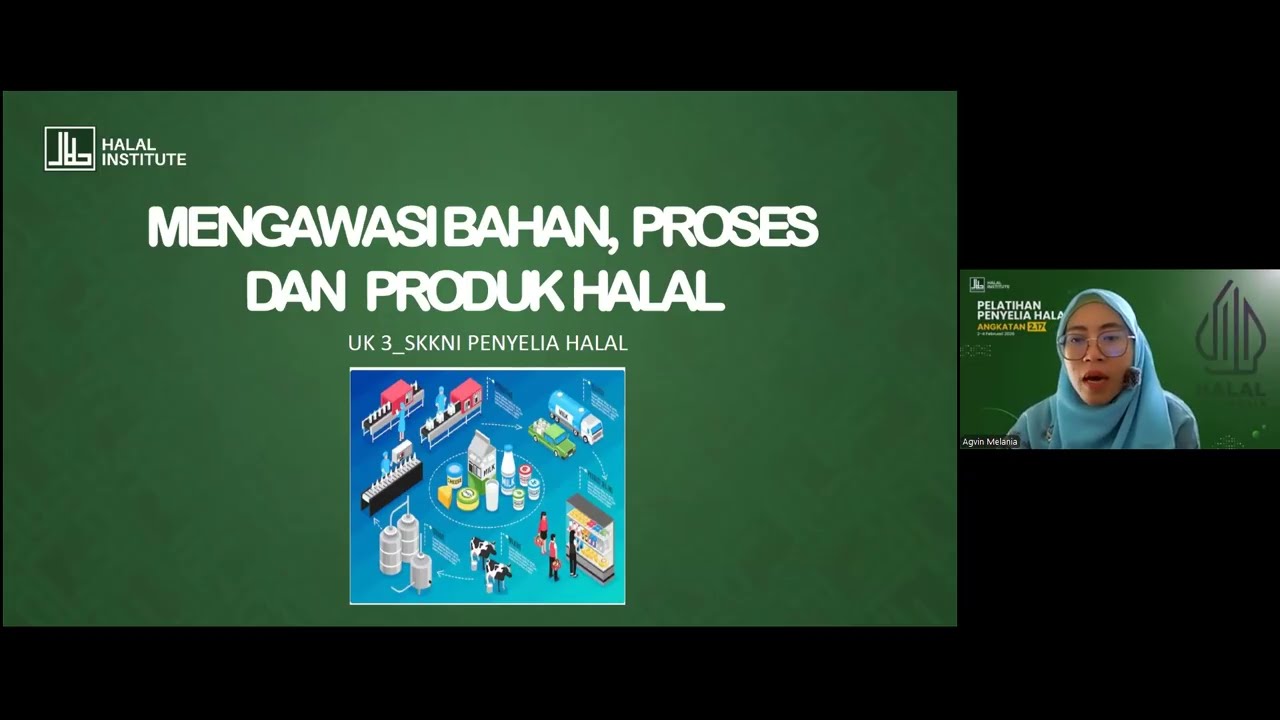 1.2 Mengawasi Bahan, Proses dan Produk Halal